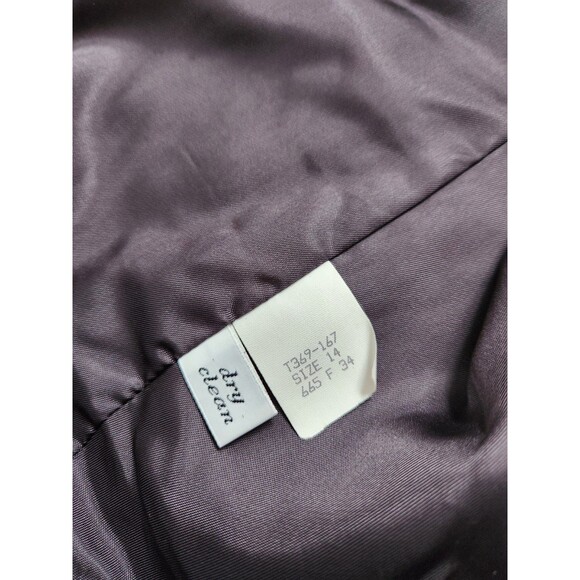 VTG Pendleton 100% Wool Blazer Gray USA Made Double Breasted Lined Sz 14 - Picture 5 of 10